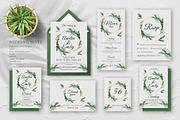Wedding Invitation Template Set, an Invitation Template by Artphic (Thumbnail 1 of 5)