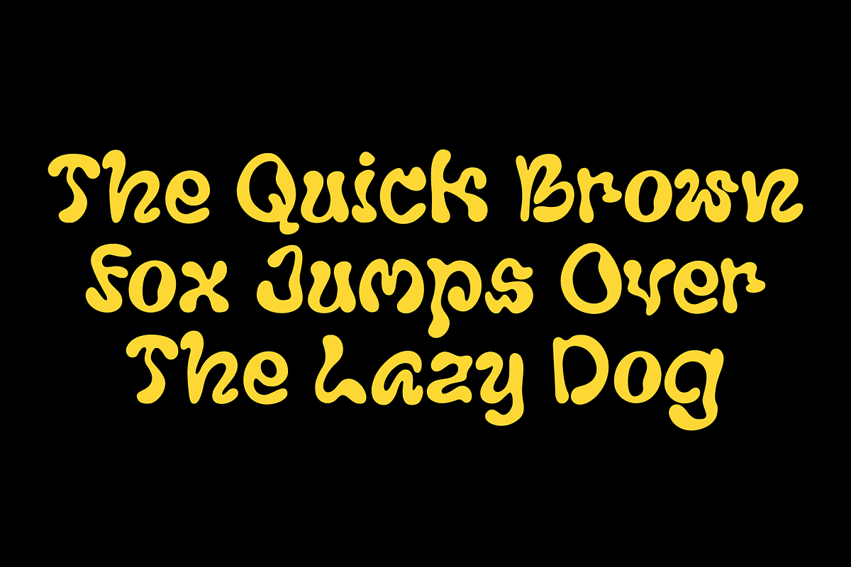 Blompsy – Quirky Psychedelic Font, a Font by Pokal Studio (Photo 9 of 12)