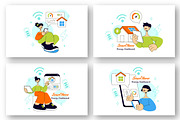 10 Smart Home Energy Illustration, a Technology Illustration by denayunebgt (Thumbnail 3 of 4)