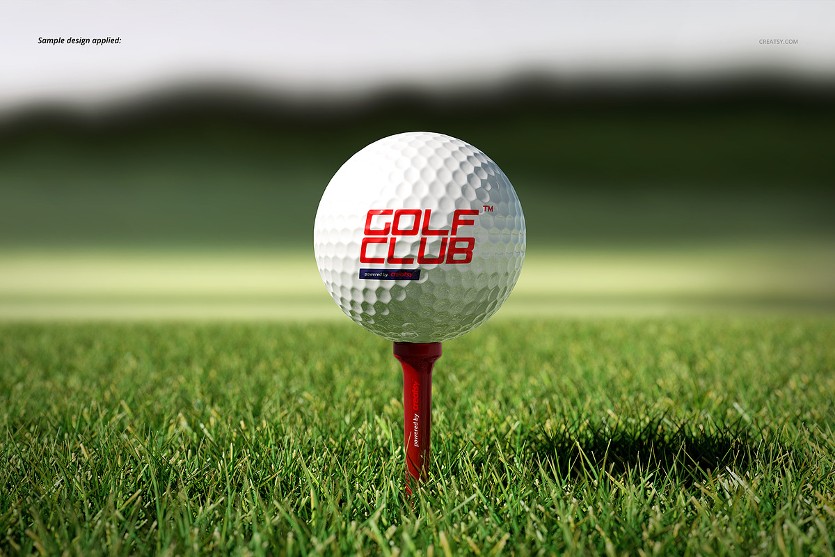 Golf Ball & Accessories Mockup Set, a Merchandise Mockup by creatsy5 (Photo 9 of 17)