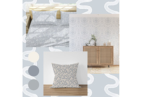 Modern Blues Pattern Collection