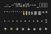 Squints, a Sans Serif Font by Chad Palmer Designs (Thumbnail 5 of 6)