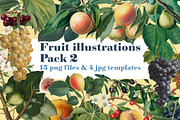 Fruit illustrations pack 2, a Food Illustration by Padrinan (Thumbnail 1 of 5)