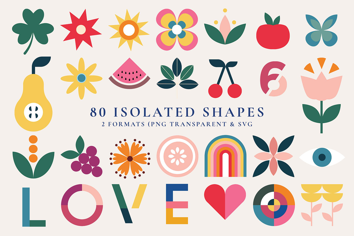 Mosaic Geometrics Shapes & Patterns, a Graphic by Paper Flowers Studio (Photo 3 of 8)