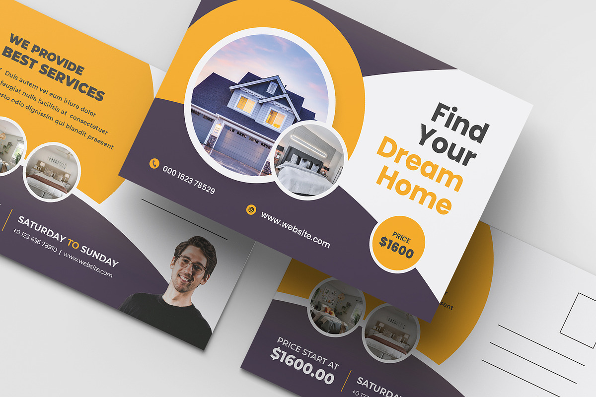 Real Estate Postcard, a Card Template by Pixelpick (Photo 2 of 3)