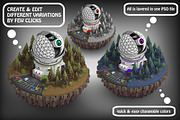 Isometric Observatory Telescope, an Education Illustration by stallfish's art store (Thumbnail 3 of 3)