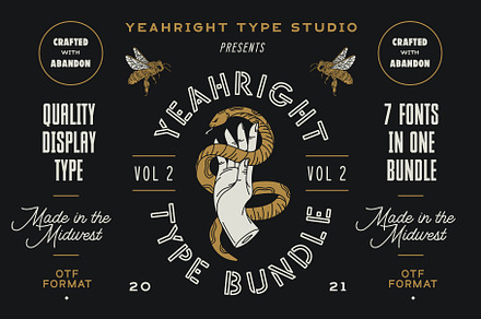 The Yeahright Type Bundle Vol 2, a Sans Serif Font by Yeahright Type