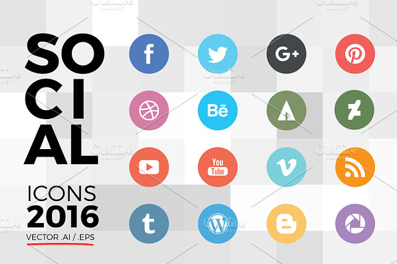 Nice Social Icons 2