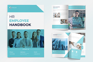 HR Employee Handbook, a Brochure Template by graphypix