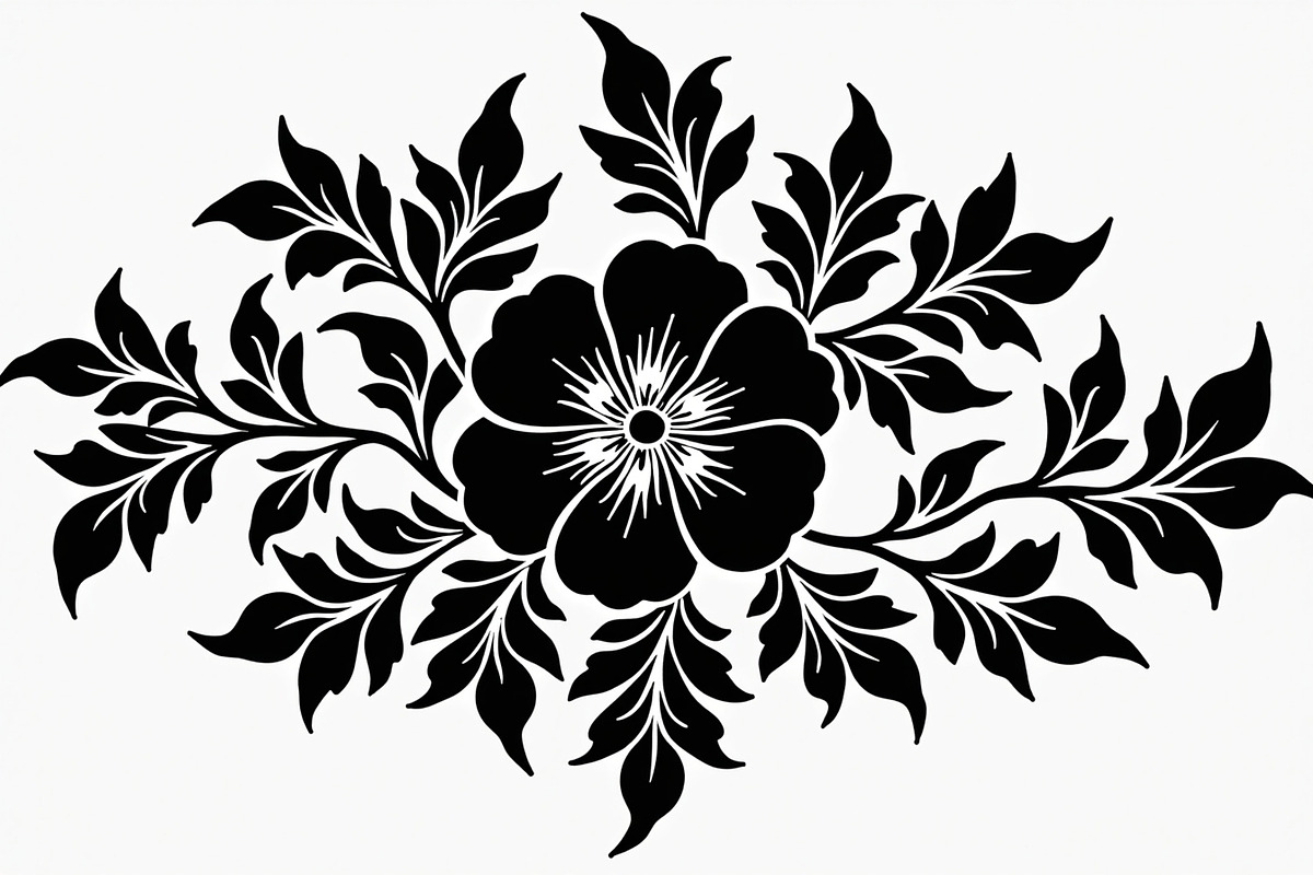 Floral Pattern Laser Cut Design Bund, an Object Graphic by Designs_River (Photo 5 of 10)