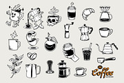 Coffee Illustrations, a Food Illustration by cd-design.co (Thumbnail 2 of 7)