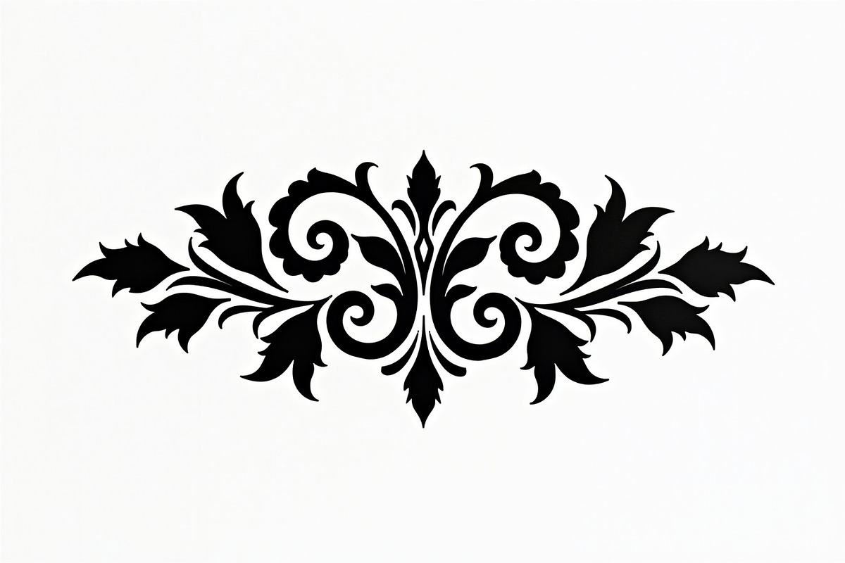 Victorian Scrollwork Ornament with, an Illustration by Amazin_art (Photo 14 of 26)