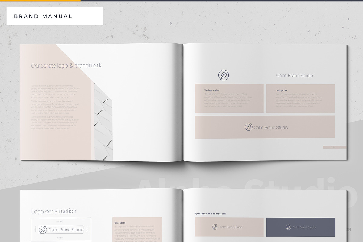 Calm Brand Guidelines, a Brochure Template by Egotype (Photo 26 of 35)