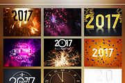New Year 2017 Images Set, a Texture Graphic by Backgrounds Store (Thumbnail 2 of 4)