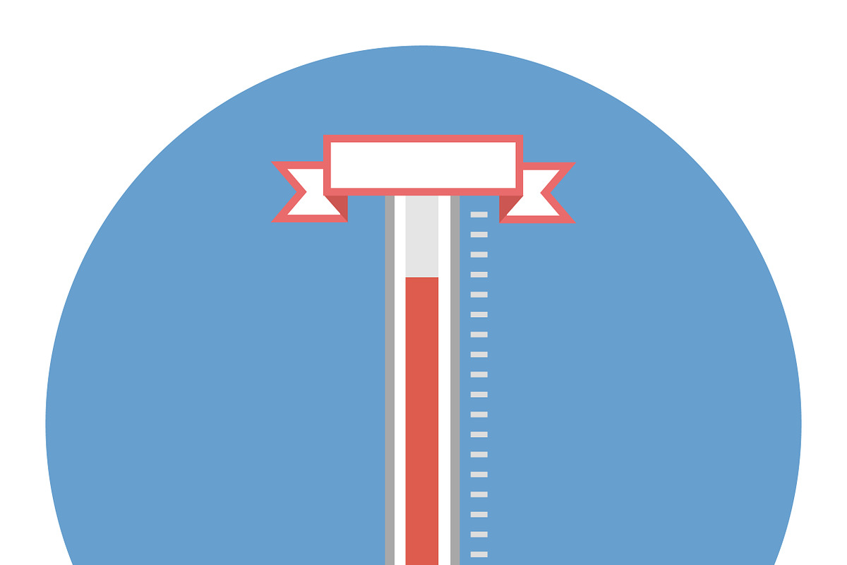 Thermometer icon., an Icon by jabkitticha