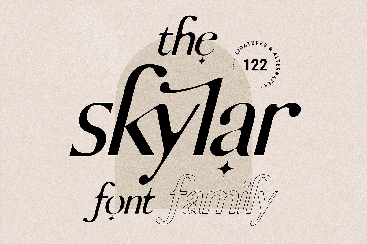 skylar - ligature sans font family, a Sans Serif Font by SilverStag Type Foundry (Photo 20 of 20)