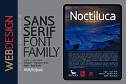 Noctiluca - Sans Serif Font Family, a Sans Serif Font by Artistic & Unique (Thumbnail 8 of 15)