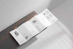 100x DL Brochure Mockup Bundle