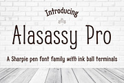Alasassy Pro, a Sans Serif Font by Leksen Design (Thumbnail 1 of 6)