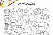 Tea Time | illustrations and pattern, a Decorative Illustration by Wander Designs (Thumbnail 2 of 6)