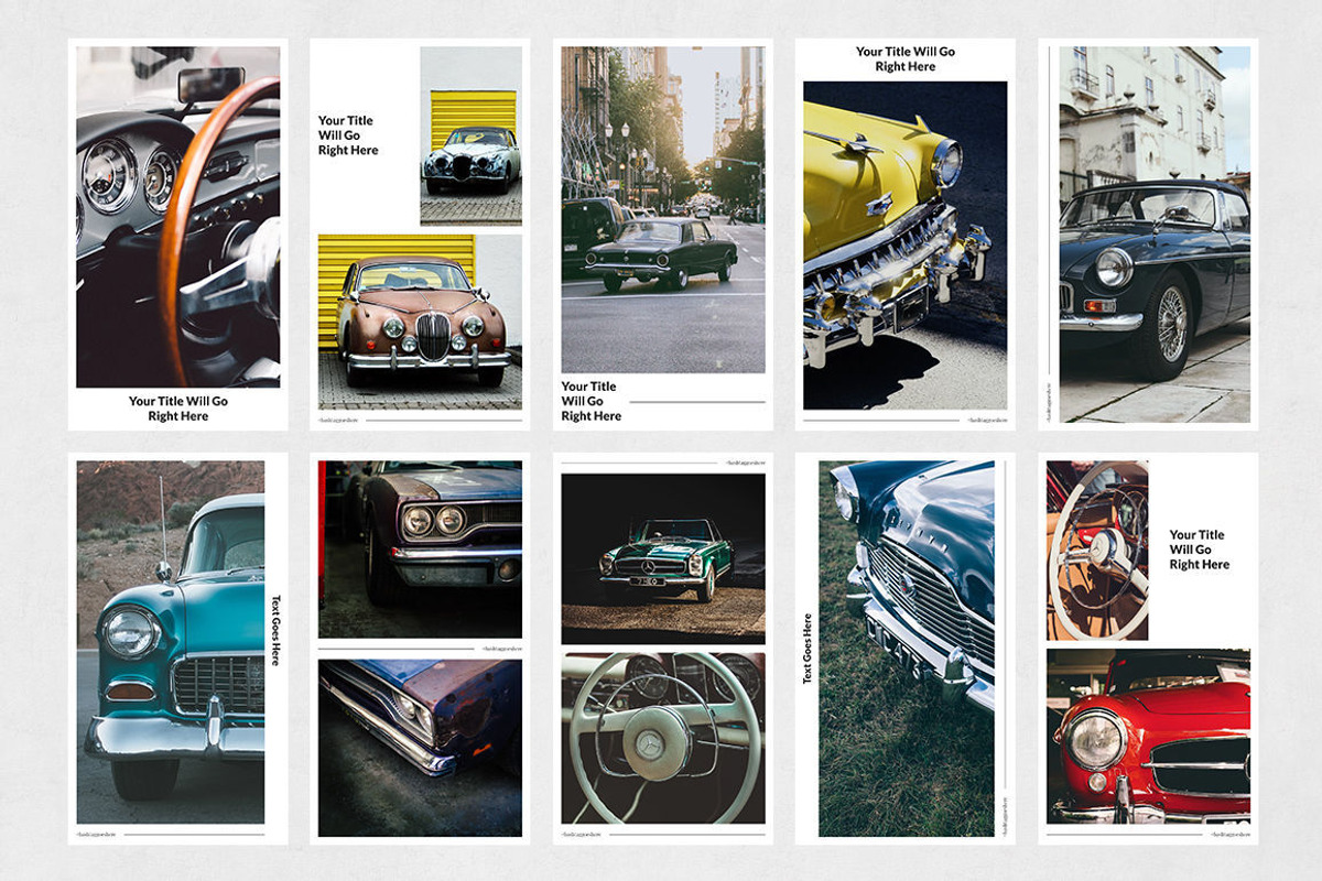 Classic Cars Animated IG Stories, a Social Media Template by Social Corner Graphics (Photo 8 of 9)