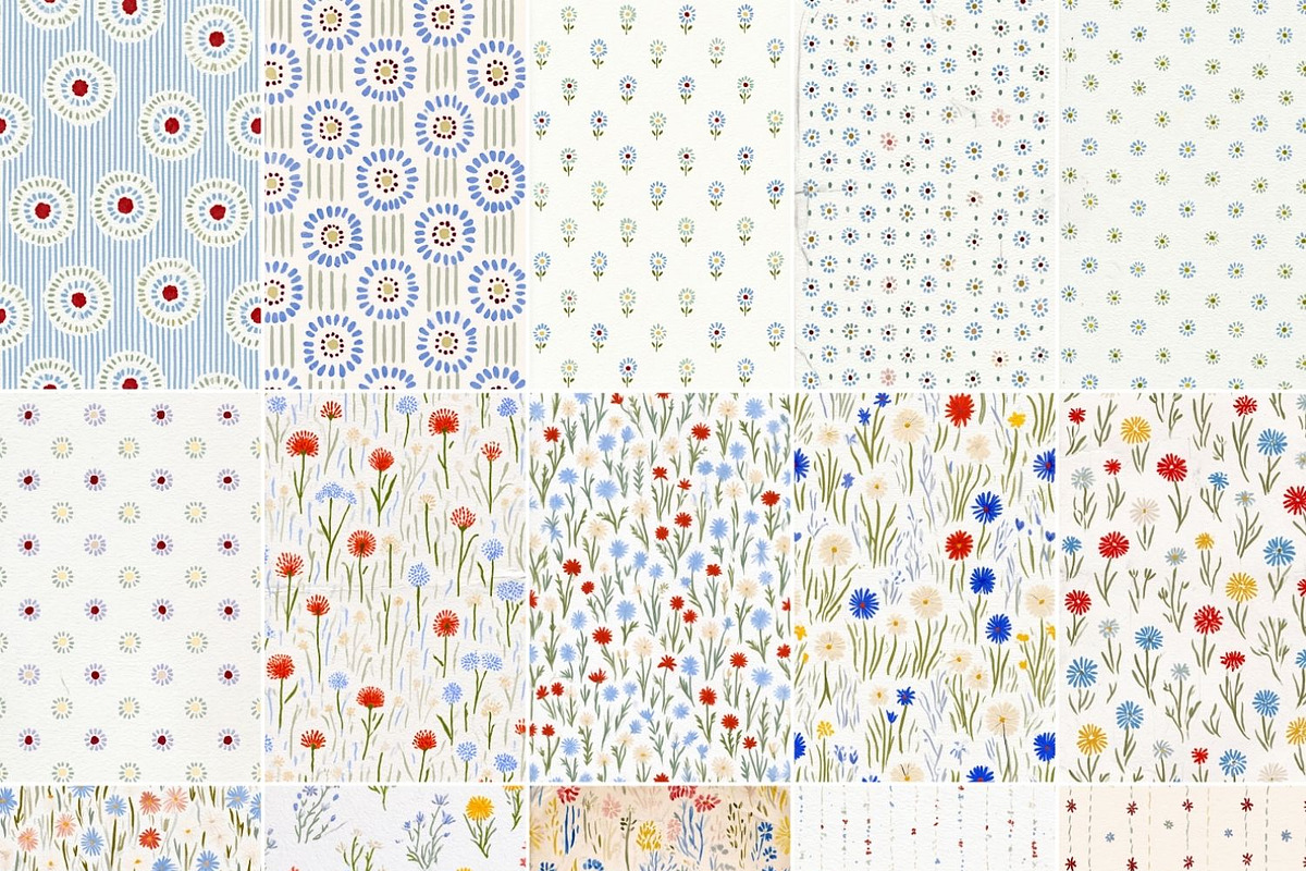 Meadow Frames & Backgrounds, an Object Graphic by Natali Batu (Photo 10 of 12)