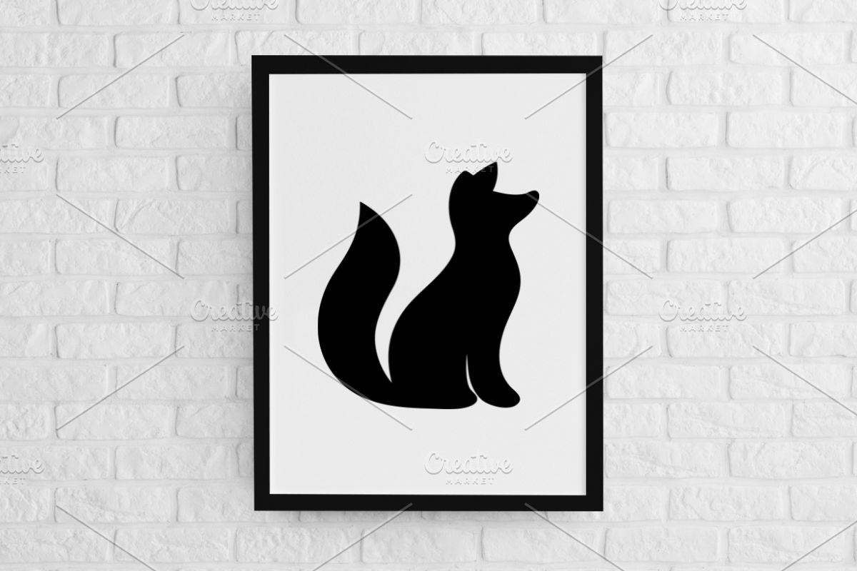 Fox Sitting Silhouette SVG, an Animal Illustration by newminddesign (Photo 2 of 3)