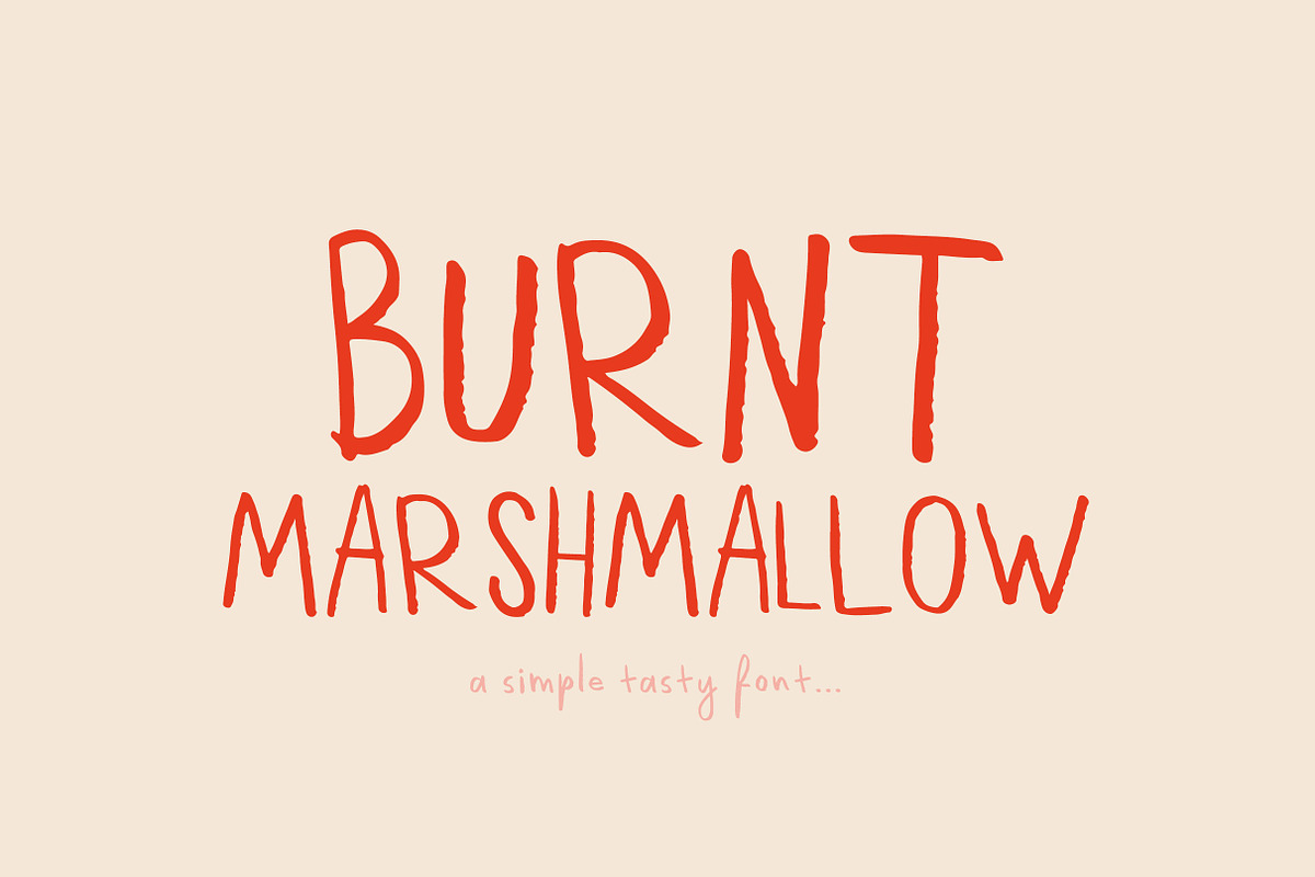 Burnt Marshmallow Font