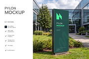 Pylon Sign PSD Mockup, an Advertising Mockup by graphypix (Thumbnail 2 of 4)
