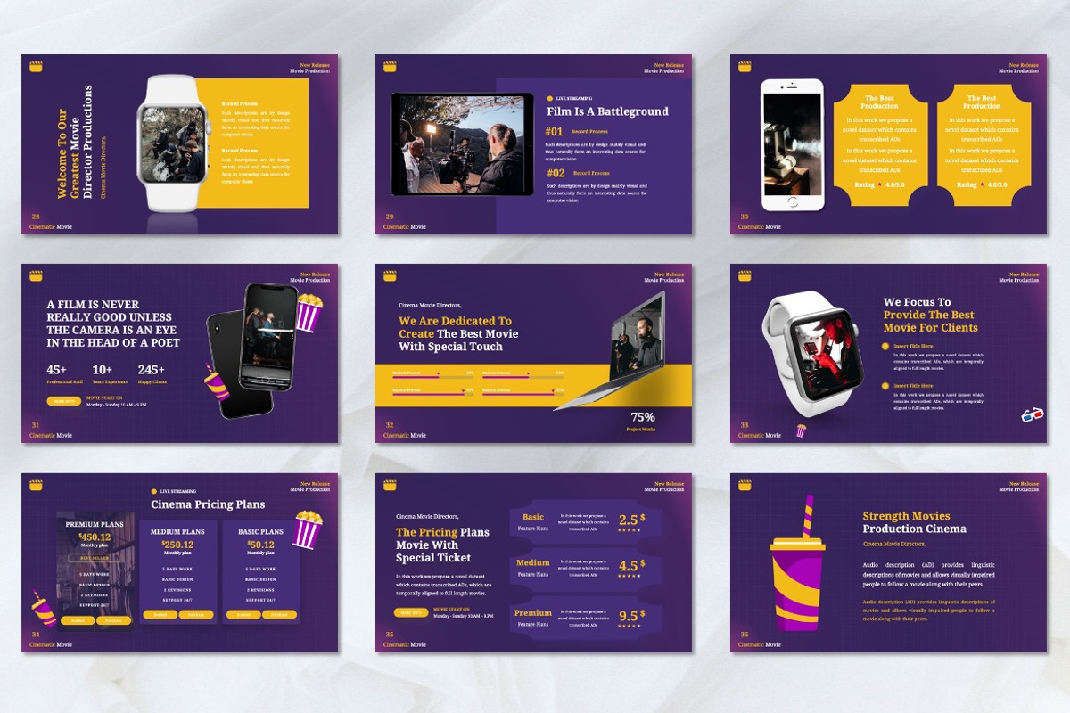 Flashe - Movie Studio Keynote, a Presentation Template by Dhabee (Photo 6 of 8)