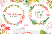 Let's Flamingle tropical collection, a Decorative Illustration by antuanetto (Thumbnail 10 of 16)