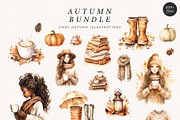 Autumn Bundle, a Decorative Illustration by PeDe Designs (Thumbnail 2 of 9)