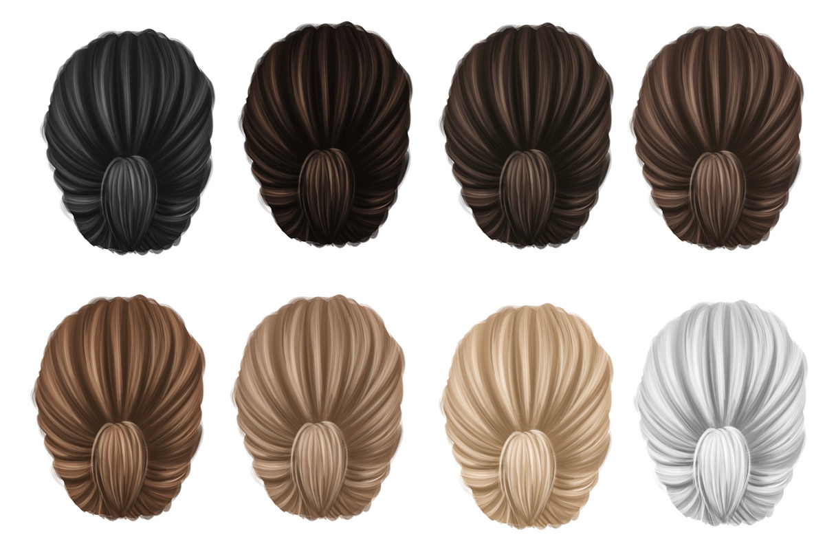 100 Men's Hairstyles PNG, an Illustration by Elenbushe (Photo 5 of 9)