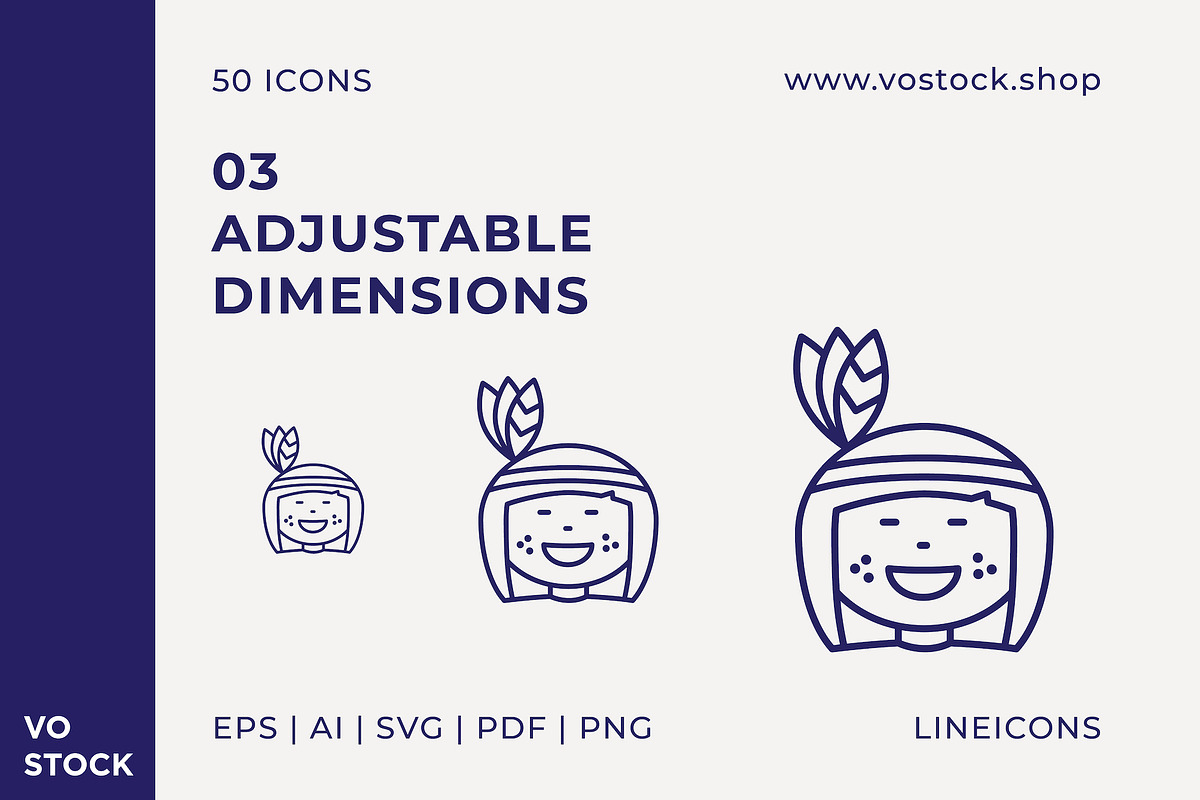 50 Thanksgiving Day Icons, an Outline Icon by vo.stock (Photo 5 of 6)