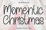 Momentic Christmas | Script Font, a Script Font by Scratchones (Thumbnail 1 of 8)