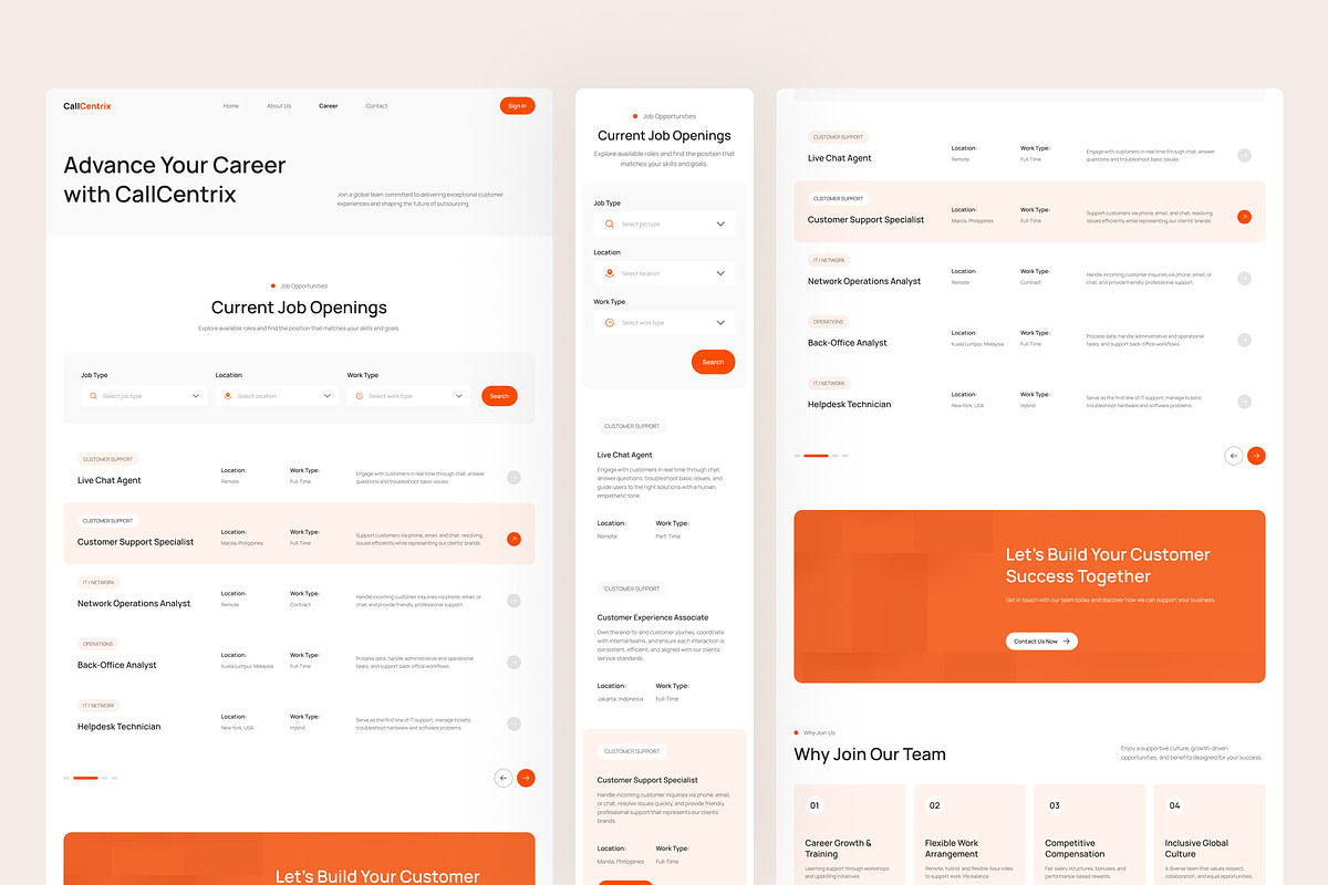Customer Support Website UI Figma, an UI Kit Template by peterdraw