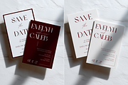 White Neutral Duo Invitation Mockup, a Product Mockup by Serenefeeling (Thumbnail 2 of 6)