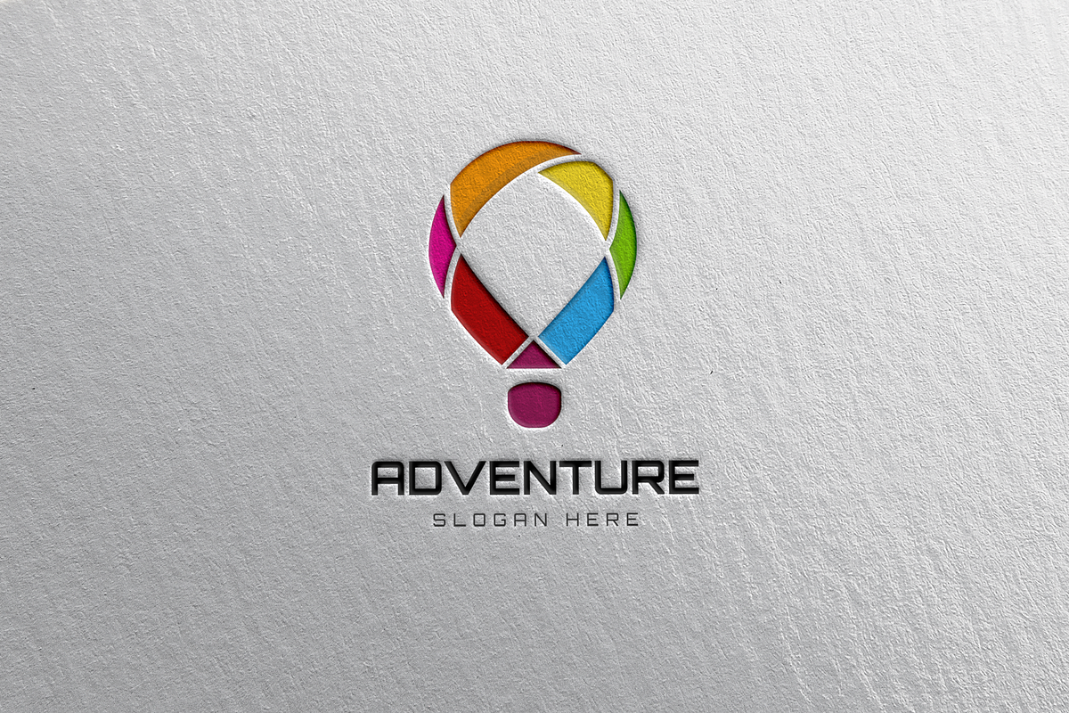 Hot Air Balloon Logo Template, a Branding & Logo Template by Art Studio Design (Photo 1 of 2)