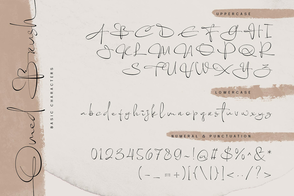 Omed Brush Signature Script, a Script Font by alit design (Photo 6 of 16)