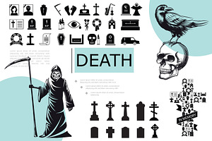 Flat death elements composition