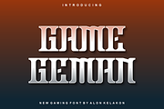 Game Geman Font, a Serif Font by alon kelakon (Thumbnail 1 of 5)