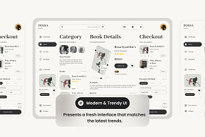 Possa - Online Book Store Dashboard