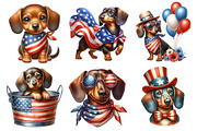 American Dachshund Dog Clipart, a Graphic by CitraGraphics (Thumbnail 2 of 3)