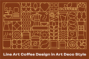 Coffee Art. Geometry Mosaic Design, a Food Illustration by Lettering_Logo (Thumbnail 8 of 9)