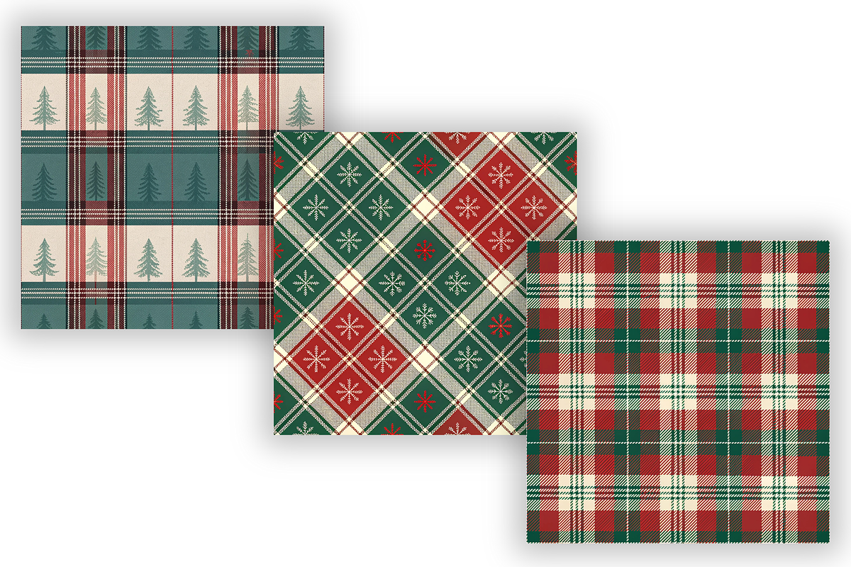 Tartan Plaid Digital Paper, Seamless, a Pattern Graphic by FloridPrintables (Photo 6 of 6)