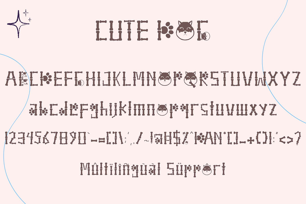 Cute Dog, a Symbol Font by Yoga Letter (Photo 6 of 6)