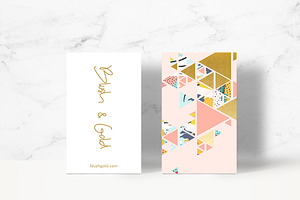 Gold Abstraction Business Card