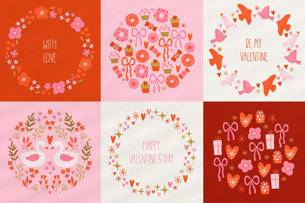 I Love You - St. Valentine's Day Kit, a Seasonal Illustration by miumiu (Photo 11 of 15)