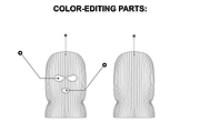 Balaclava Mask Vector Flat Mockup, a Mask Mockup by Infinity Mockups (Thumbnail 4 of 8)
