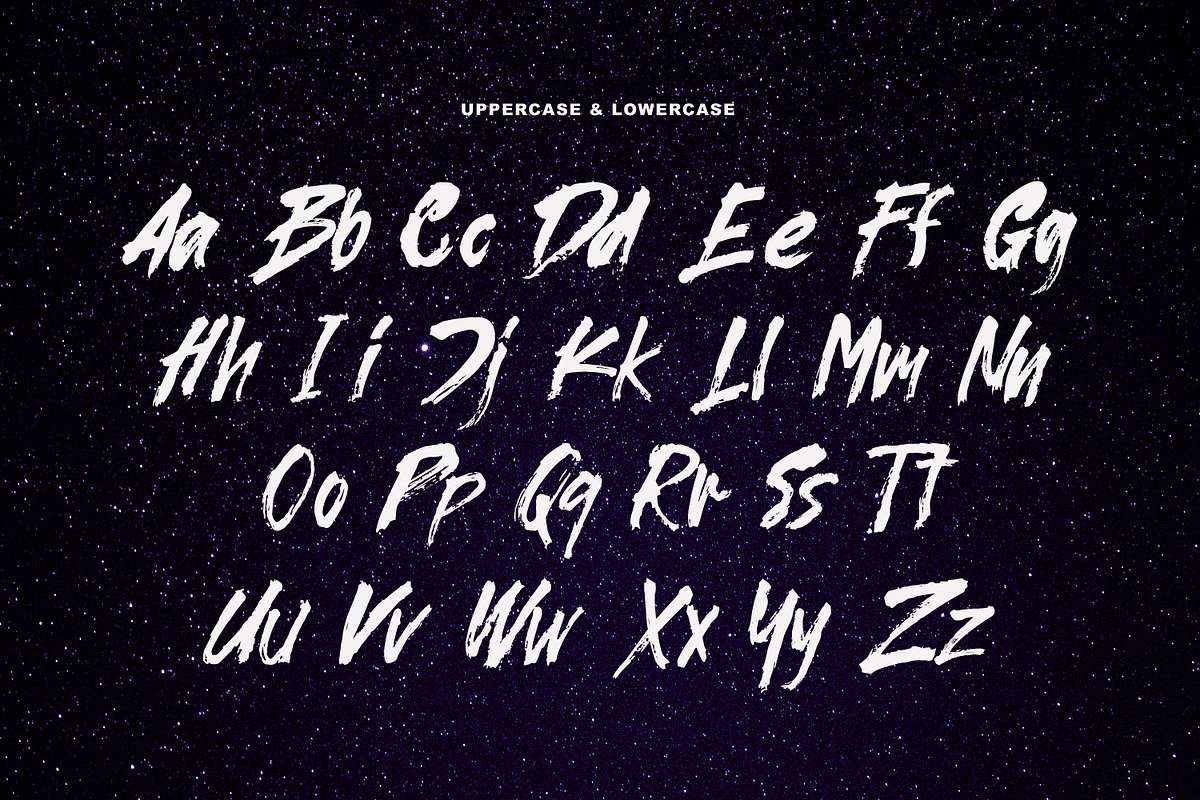 Zhow Badu Handmade Brush Font, a Handwritten Font by Maulana Creative (Photo 5 of 9)
